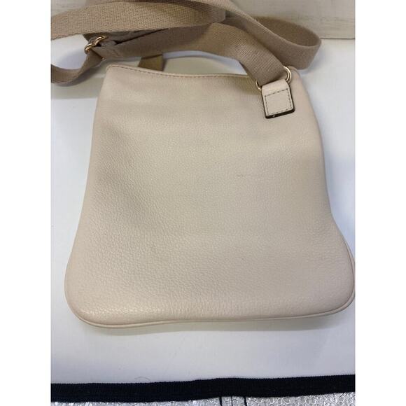 MICHAEL KORS, SMALL CREAM / TAN LEATHER CROSSBODY BAG (ASIS) - Picture 5 of 13